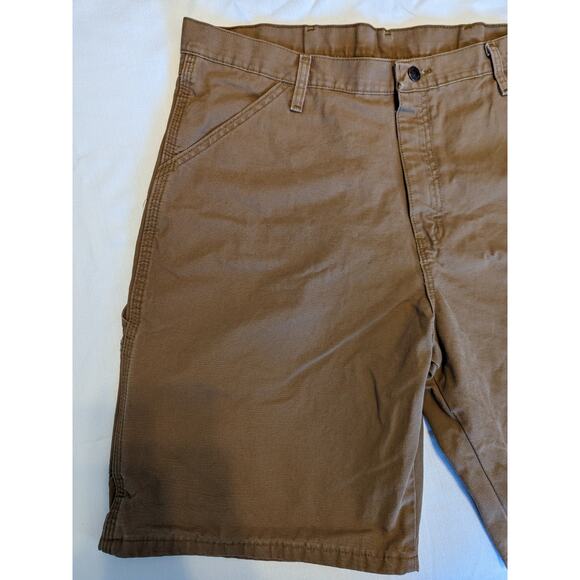 RUSTLER Brown Carpenter Shorts Men's 38 Work Wear Summer - Picture 4 of 9